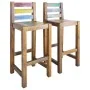 Taburetes de cocina 2 unidades madera maciza reciclada de vidaXL, Taburetes de cocina - Ref: Foro24-245800, Precio: 161,43 €,...