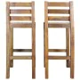 Küchenhocker 2 Einheiten recyceltes Massivholz von vidaXL, Küchenhocker - Ref: Foro24-245800, Preis: 161,43 €, Rabatt: %