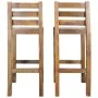 Taburetes de cocina 2 unidades madera maciza reciclada de vidaXL, Taburetes de cocina - Ref: Foro24-245800, Precio: 161,43 €,...