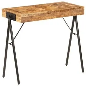Solid mango wood console table 80x40x75 cm by vidaXL, Sideboards - Ref: Foro24-246339, Price: 184,65 €, Discount: %