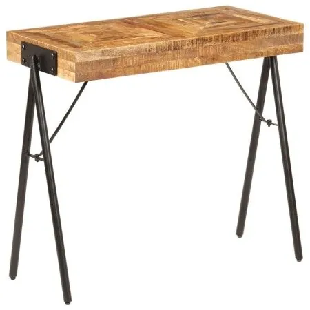 Solid mango wood console table 80x40x75 cm by vidaXL, Sideboards - Ref: Foro24-246339, Price: 184,65 €, Discount: %