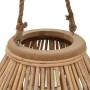 Portavelas colgante de mimbre natural de vidaXL, Candelabros - Ref: Foro24-246819, Precio: 54,03 €, Descuento: %