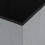 Taburetes almacenaje plegables 2 uds lino sintético gris claro by vidaXL, Folding stools and chairs - Ref: Foro24-247080, Pri...