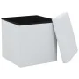 Folding storage stools 2 pcs white synthetic leather by vidaXL, Folding stools and chairs - Ref: Foro24-247084, Price: 40,96 ...