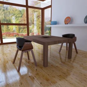 Dining chairs 2 units curved wood and artificial leather by vidaXL, dining chairs - Ref: Foro24-270546, Price: 318,50 €, Disc...