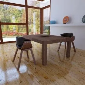 Esszimmerstühle 2 Einheiten aus gebogenem Holz und Kunstleder von vidaXL, Essstühle - Ref: Foro24-270546, Preis: 318,52 €, Ra...