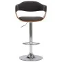 Küchenhocker 2 Einheiten aus gebogenem Holz und grauem Stoff von vidaXL, Küchenhocker - Ref: Foro24-283115, Preis: 246,74 €, ...