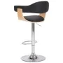 Kitchen stools 2 pcs curved wood black synthetic leather by vidaXL, Kitchen stools - Ref: Foro24-283117, Price: 218,27 €, Dis...