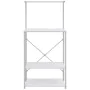 Mikrowellenschrank aus weißem Ingenieurholz 60x39,6x123 cm von vidaXL, Behälter für Küchenutensilien - Ref: Foro24-288240, Pr...