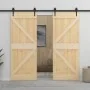 Massive Kiefernholztür 100x210 cm von vidaXL, Türen - Ref: Foro24-289109, Preis: 167,31 €, Rabatt: %