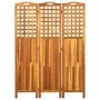 3-panel screen solid acacia wood 121x2x170 cm by vidaXL, Room dividers - Ref: Foro24-311878, Price: 112,06 €, Discount: %