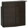 Brown synthetic rattan high garden table 120x55x110 cm by vidaXL, Garden tables - Ref: Foro24-313467, Price: 208,24 €, Discou...