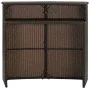 Brown synthetic rattan high garden table 120x55x110 cm by vidaXL, Garden tables - Ref: Foro24-313467, Price: 208,24 €, Discou...