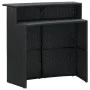 Mesa alta de jardín ratán sintético negro 120x55x110 cm de vidaXL, Mesas de jardín - Ref: Foro24-313468, Precio: 211,18 €, De...