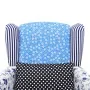Armchair with patchwork design fabric design by vidaXL, Armchairs - Ref: Foro24-240882, Price: 223,80 €, Discount: %