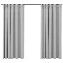 Blackout curtains with linen-look hooks 2 pieces gray 140x175 cm by vidaXL, Curtains and curtains - Ref: Foro24-321172, Price...