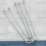 Verdunkelungsvorhänge mit Haken Leinenoptik 2 Stück blau 140x175 cm von vidaXL, Vorhänge und Gardinen - Ref: Foro24-321180, P...