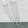 Blackout curtains with hooks linen look 2 pcs green 140x225cm by vidaXL, Curtains and curtains - Ref: Foro24-321189, Price: 4...