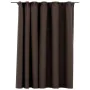 Blackout curtain with hooks in taupe gray linen look 290x245 cm by vidaXL, Curtains and curtains - Ref: Foro24-321207, Price:...