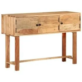 Solid acacia wood sideboard 115x35x75 cm by vidaXL, Sideboards - Ref: Foro24-322670, Price: 144,43 €, Discount: %