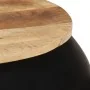 Black solid mango wood coffee table 68x68x30 cm by vidaXL, Coffee table - Ref: Foro24-323533, Price: 173,84 €, Discount: %