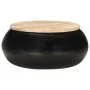 Schwarzer Couchtisch aus massivem Mangoholz, 68 x 68 x 30 cm von vidaXL, Couchtisch - Ref: Foro24-323533, Preis: 173,85 €, Ra...