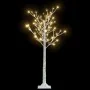 Árbol de Navidad LED blanco cálido sauce interior exterior 1,2m de vidaXL, Arboles de navidad - Ref: Foro24-328672, Precio: 3...