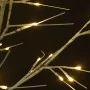 Warmweißer LED-Weihnachtsbaum aus Weide für drinnen und draußen, 1,2 m von vidaXL, Weihnachtsbäume - Ref: Foro24-328672, Prei...