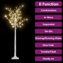 Warm white LED Christmas tree willow indoor outdoor 1.5m by vidaXL, Christmas trees - Ref: Foro24-328676, Price: 43,41 €, Dis...
