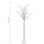 Árbol de Navidad LED de colores sauce interior exterior 1,5 m de vidaXL, Arboles de navidad - Ref: Foro24-328679, Precio: 56,...