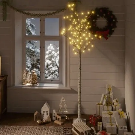 Warmweißer LED-Weihnachtsbaum Weide Innen Außen 1,8m von vidaXL, Weihnachtsbäume - Ref: Foro24-328680, Preis: 39,66 €, Rabatt: %
