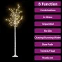 Árbol de Navidad LED blanco cálido sauce interior exterior 1,8m de vidaXL, Arboles de navidad - Ref: Foro24-328680, Precio: 3...