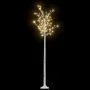 Árbol de Navidad LED blanco cálido sauce interior exterior 2,2m de vidaXL, Arboles de navidad - Ref: Foro24-328684, Precio: 5...