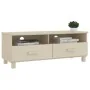 HAMAR TV cabinet solid pine wood honey brown 106x40x40 cm by vidaXL, TV Furniture - Ref: Foro24-340468, Price: 92,25 €, Disco...