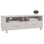 Mueble de TV HAMAR madera maciza de pino blanco 106x40x40 cm de vidaXL, Muebles TV - Ref: Foro24-340469, Precio: 92,53 €, Des...