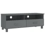 HAMAR TV-Schrank aus massivem Kiefernholz dunkelgrau 106x40x40 cm von vidaXL, TV-Möbel - Ref: Foro24-340470, Preis: 92,34 €, ...
