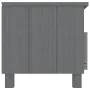 HAMAR TV-Schrank aus massivem Kiefernholz dunkelgrau 106x40x40 cm von vidaXL, TV-Möbel - Ref: Foro24-340470, Preis: 92,34 €, ...