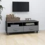 HAMAR TV-Schrank aus massivem Kiefernholz dunkelgrau 106x40x40 cm von vidaXL, TV-Möbel - Ref: Foro24-340470, Preis: 92,34 €, ...