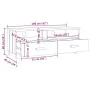 HAMAR TV-Schrank aus massivem Kiefernholz dunkelgrau 106x40x40 cm von vidaXL, TV-Möbel - Ref: Foro24-340470, Preis: 92,34 €, ...