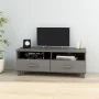 HAMAR TV stand made of solid light gray pine wood 106x40x40 cm by vidaXL, TV Furniture - Ref: Foro24-340471, Price: 92,34 €, ...