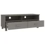TV-Möbel HAMAR Massivholz Kiefer hellgrau 106x40x40 cm von vidaXL, TV-Möbel - Ref: Foro24-340471, Preis: 92,34 €, Rabatt: %