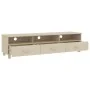 HAMAR TV cabinet solid pine wood honey brown 158x40x40 cm by vidaXL, TV Furniture - Ref: Foro24-340472, Price: 133,33 €, Disc...