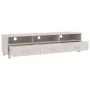 Mueble de TV HAMAR madera maciza de pino blanco 158x40x40 cm de vidaXL, Muebles TV - Ref: Foro24-340473, Precio: 110,40 €, De...