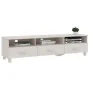 TV-Möbel HAMAR aus massivem weißem Kiefernholz 158x40x40 cm von vidaXL, TV-Möbel - Ref: Foro24-340473, Preis: 110,40 €, Rabat...