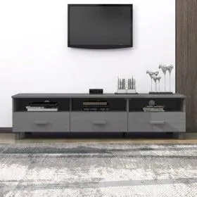 HAMAR TV-Schrank aus massivem dunkelgrauem Kiefernholz 158x40x40 cm von vidaXL, TV-Möbel - Ref: Foro24-340474, Preis: 110,63 ...