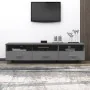 HAMAR TV-Schrank aus massivem dunkelgrauem Kiefernholz 158x40x40 cm von vidaXL, TV-Möbel - Ref: Foro24-340474, Preis: 110,63 ...