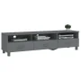 HAMAR TV-Schrank aus massivem dunkelgrauem Kiefernholz 158x40x40 cm von vidaXL, TV-Möbel - Ref: Foro24-340474, Preis: 110,63 ...