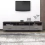 TV-Möbel HAMAR aus massivem Kiefernholz in hellem Grau, 158x40x40 cm. von vidaXL, TV-Möbel - Ref: Foro24-340475, Preis: 133,3...