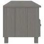 TV-Möbel HAMAR aus massivem Kiefernholz in hellem Grau, 158x40x40 cm. von vidaXL, TV-Möbel - Ref: Foro24-340475, Preis: 133,3...