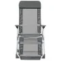 Klappbare Campingstühle mit Fußstütze 2 Stück Textilene grau von vidaXL, Gartenstühle - Ref: Foro24-360145, Preis: 175,05 €, ...